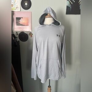 Under armor long sleeve hooded shirt